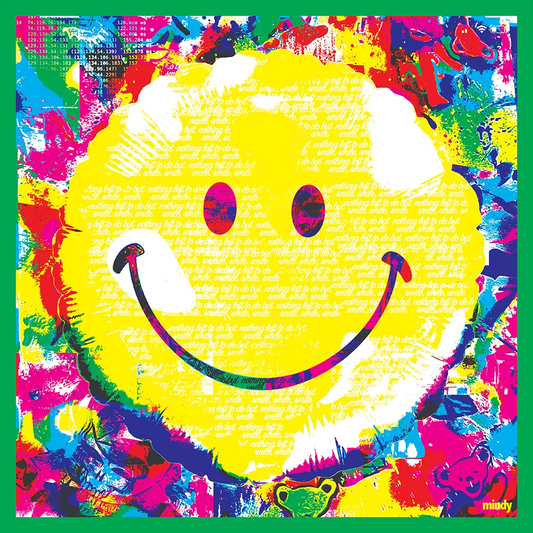 nothin' left to do but smile, smile, smile [metal wall art]