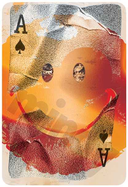 ace of smiles [metal art print]
