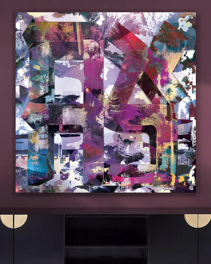 bejeweled ahava [metal wall art]