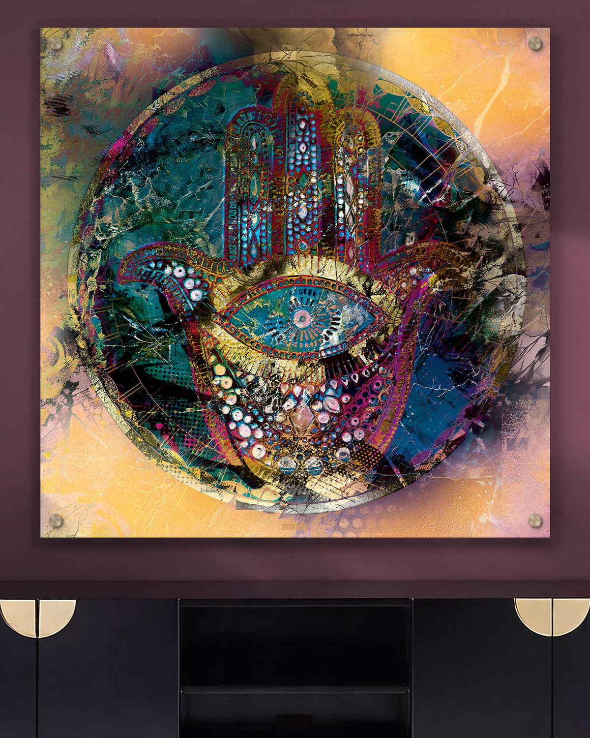 hamsa [metal wall art]