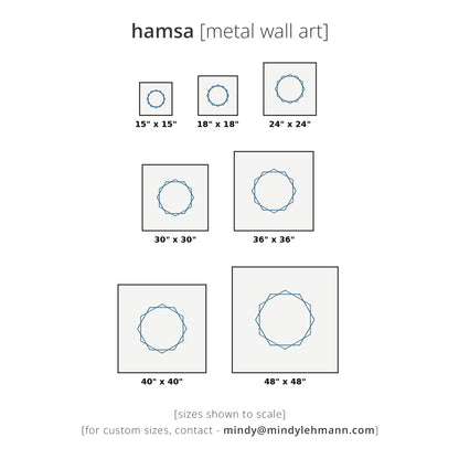 hamsa [metal wall art]