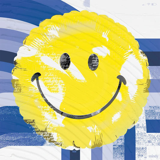 i'm blue [metal wall art]