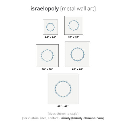 israelopoly [metal wall art]