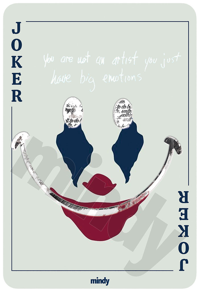 joker of smiles [metal art print]
