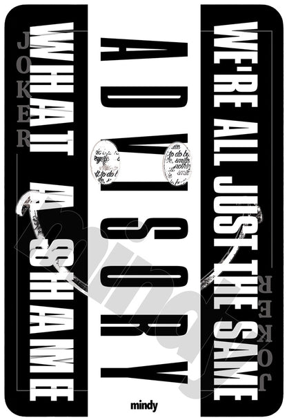 joker of smiles [metal art print]