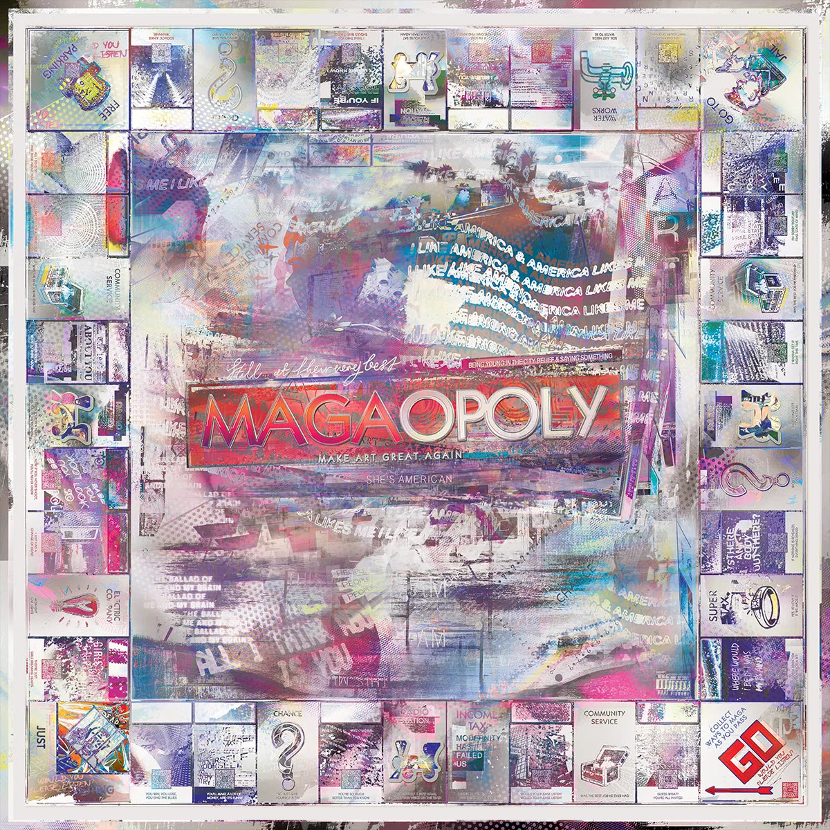 magaopoly (make art great again) [metal wall art]