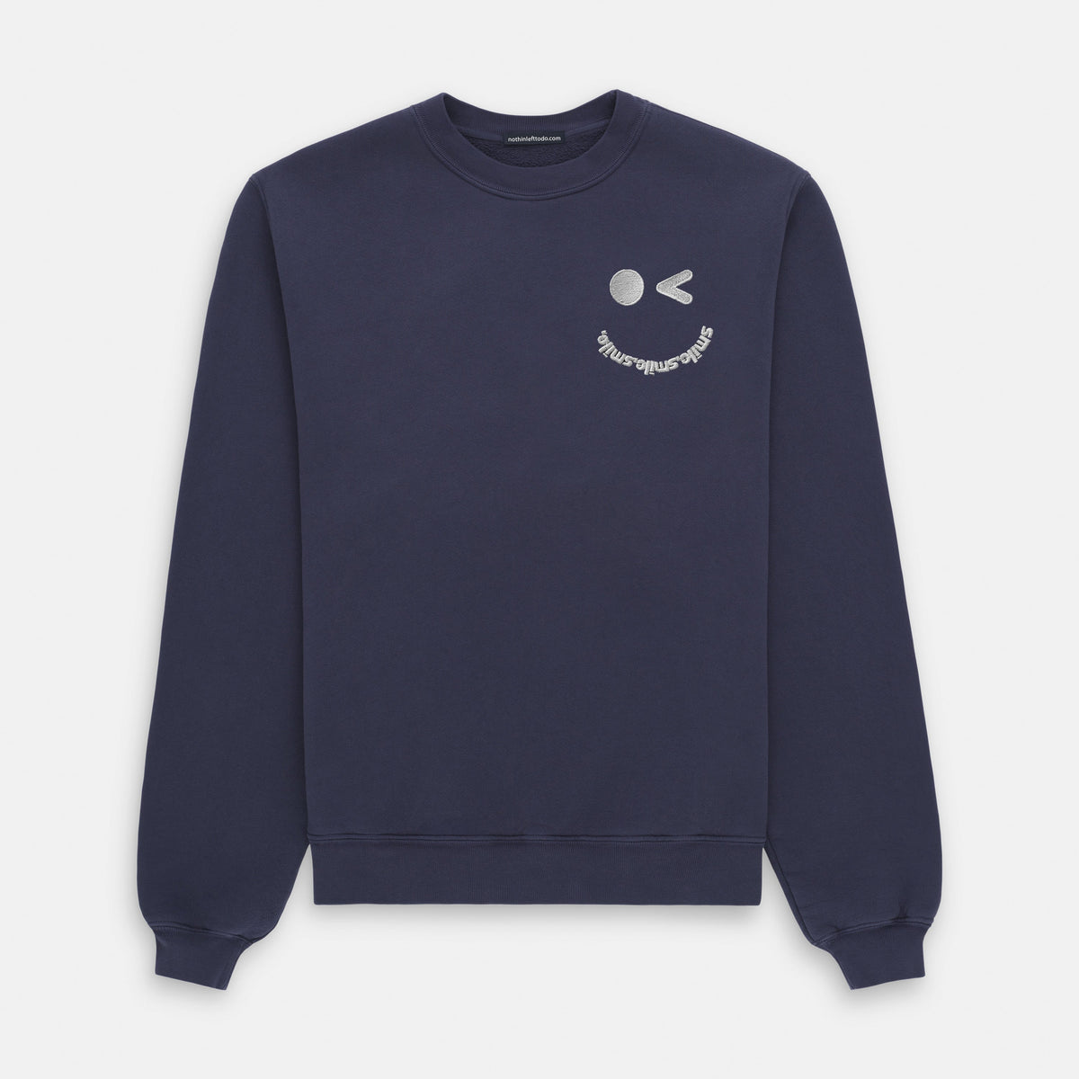 Navy Smile Crewneck [Pre-Order]
