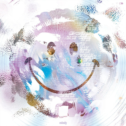 laughing in the purple rain [metal wall art]
