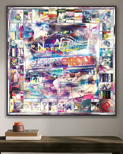 subwayopoly [metal wall art]